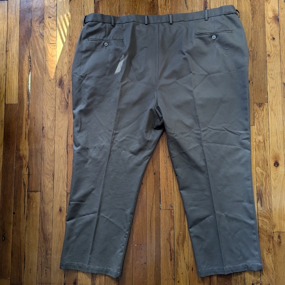 Haggar Men's Dress Pant Brown 54x30 - Picture 4 of 4